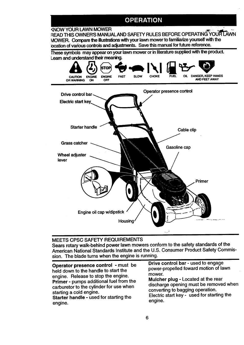 Operation | Craftsman 917.377631 User Manual | Page 6 / 46