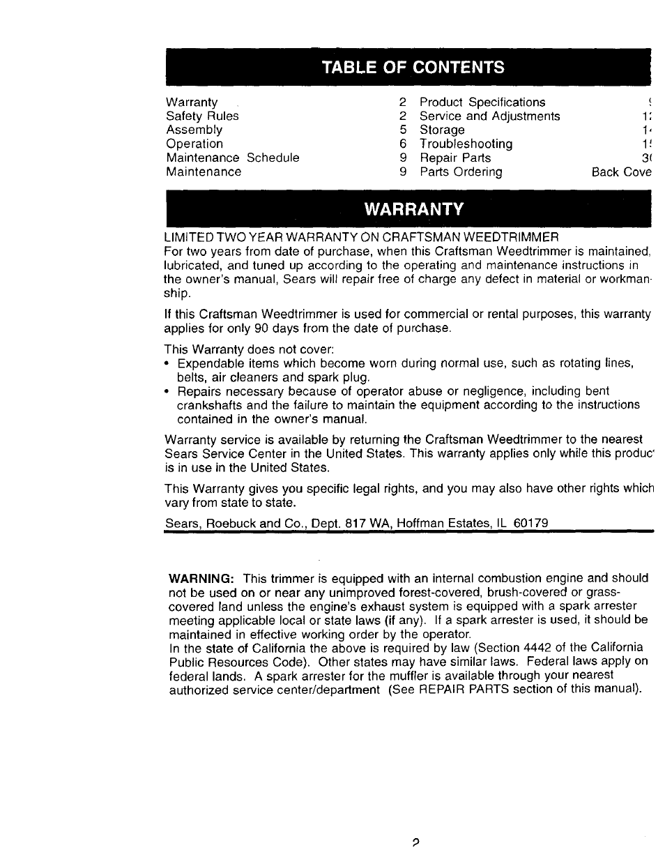 Craftsman 917.77341 User Manual | Page 2 / 26