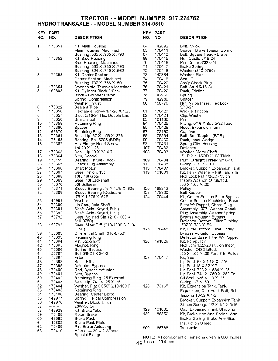 Craftsman 917.274762 User Manual | Page 49 / 56