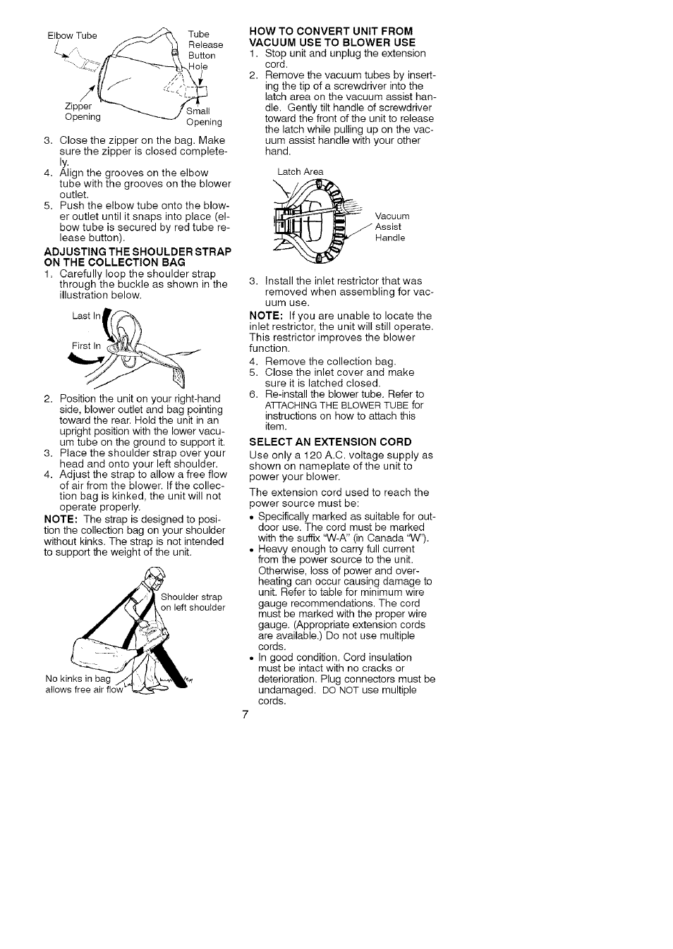Craftsman 358.748220 User Manual | Page 7 / 23