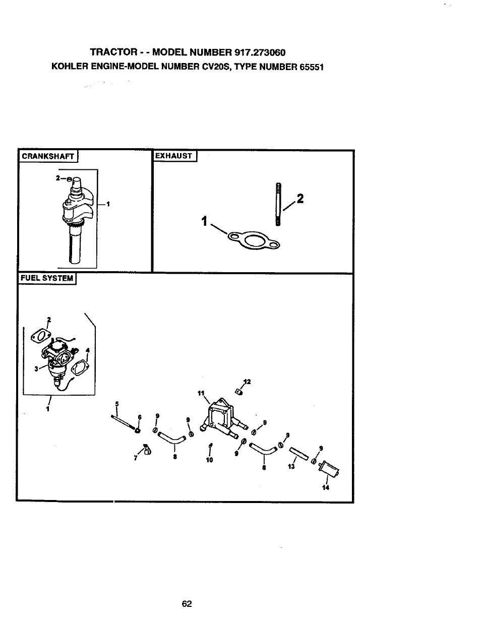 Craftsman 917.273060 User Manual | Page 62 / 68