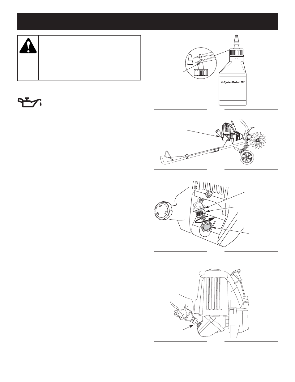 Caution, Oil and fuel information | Craftsman 316.29271 User Manual | Page 8 / 48