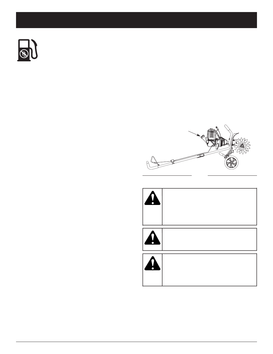 Warning, Oil and fuel information | Craftsman 316.29271 User Manual | Page 9 / 48