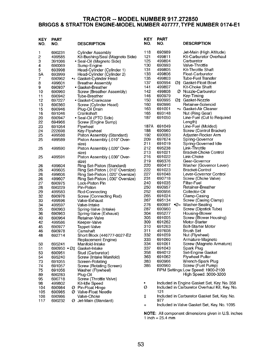 Craftsman 917.272850 User Manual | Page 53 / 56