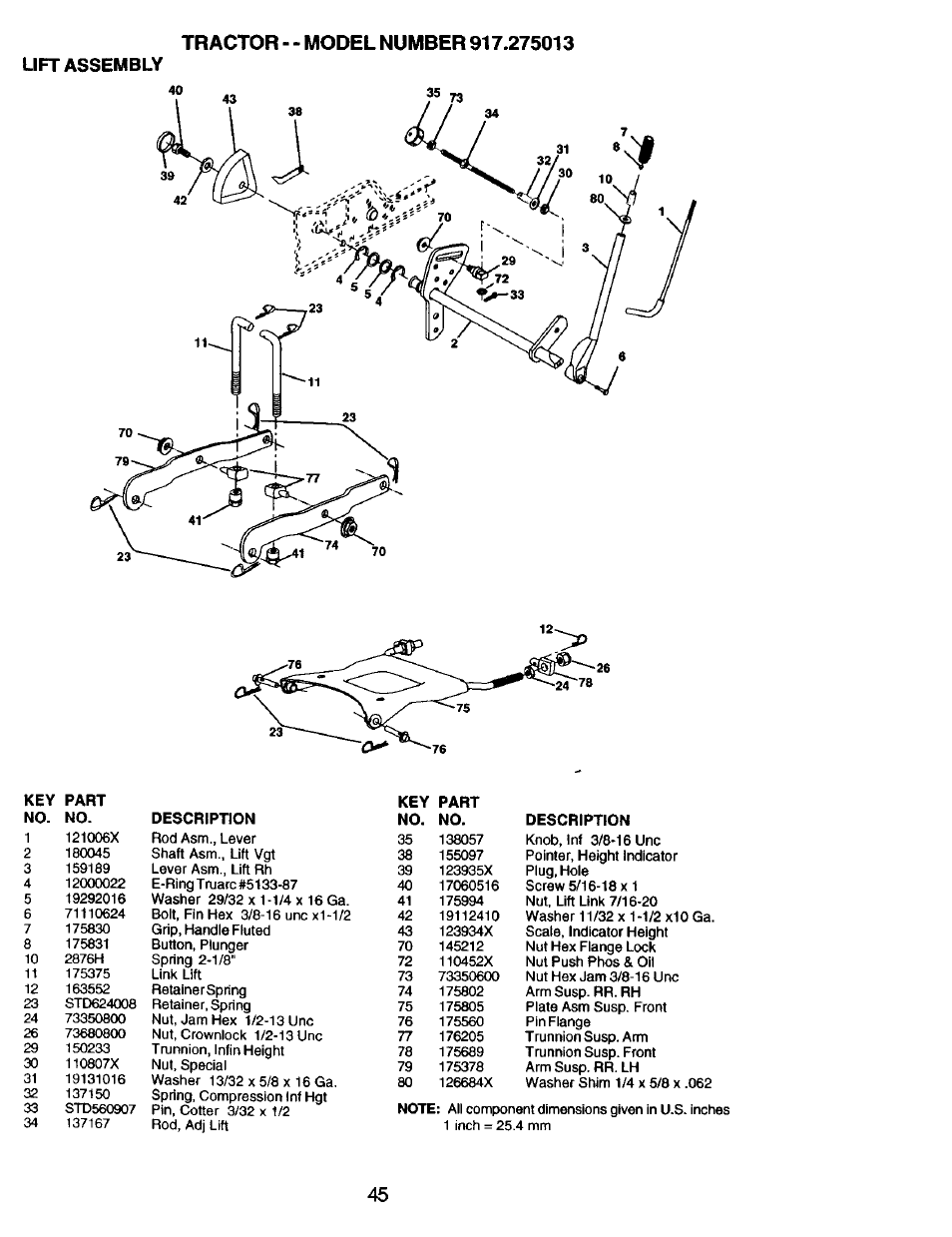 Craftsman 917.275013 User Manual | Page 45 / 60