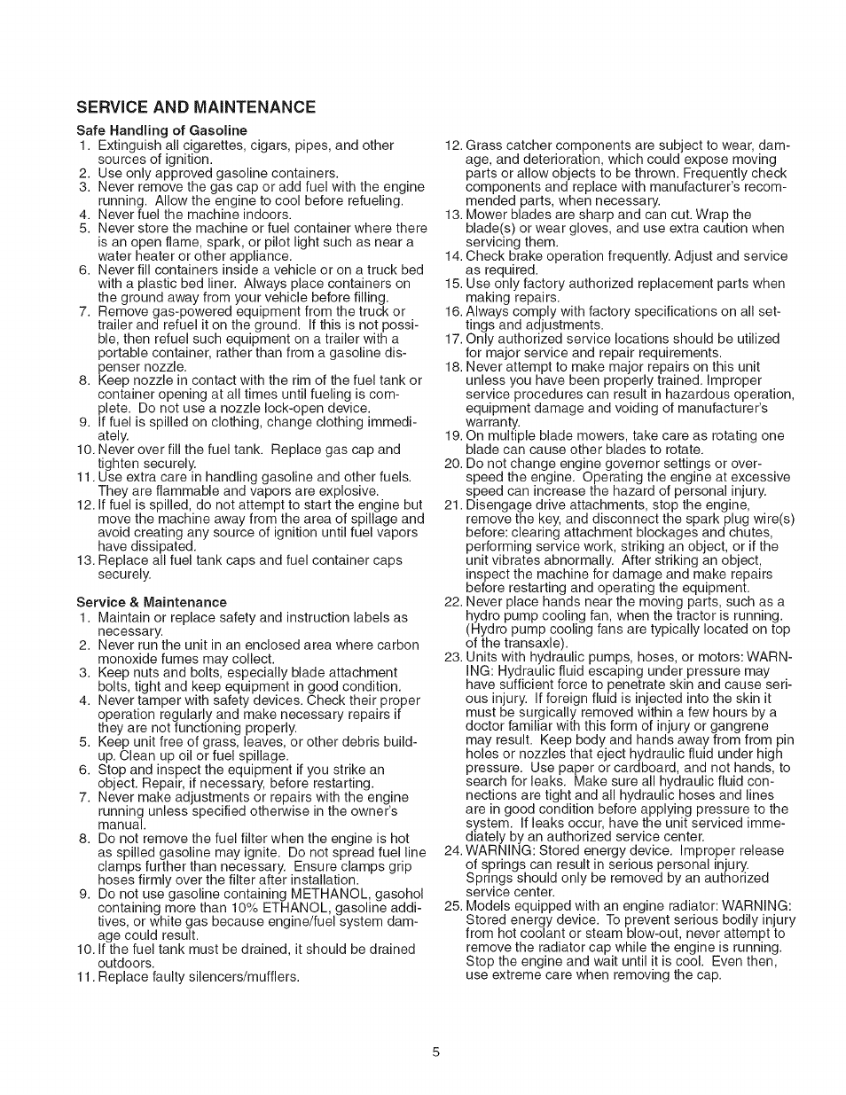 Craftsman 107.277700 User Manual | Page 5 / 100