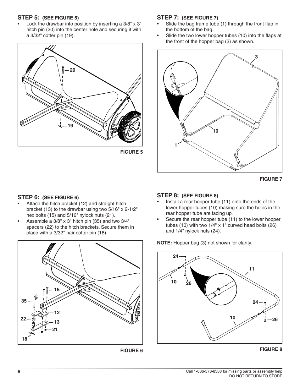 Craftsman HIGHSPEED SWEEPER 486.24229 User Manual | Page 6 / 16