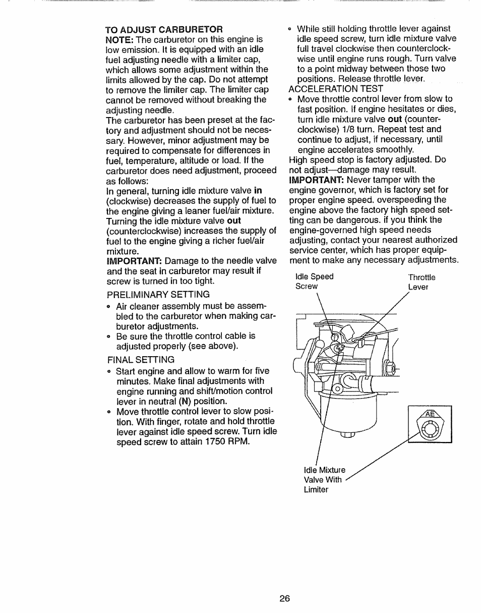 Craftsman 917.270631 User Manual | Page 26 / 60