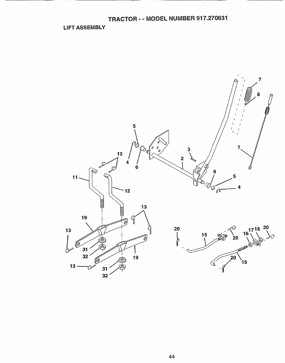 Craftsman 917.270631 User Manual | Page 44 / 60