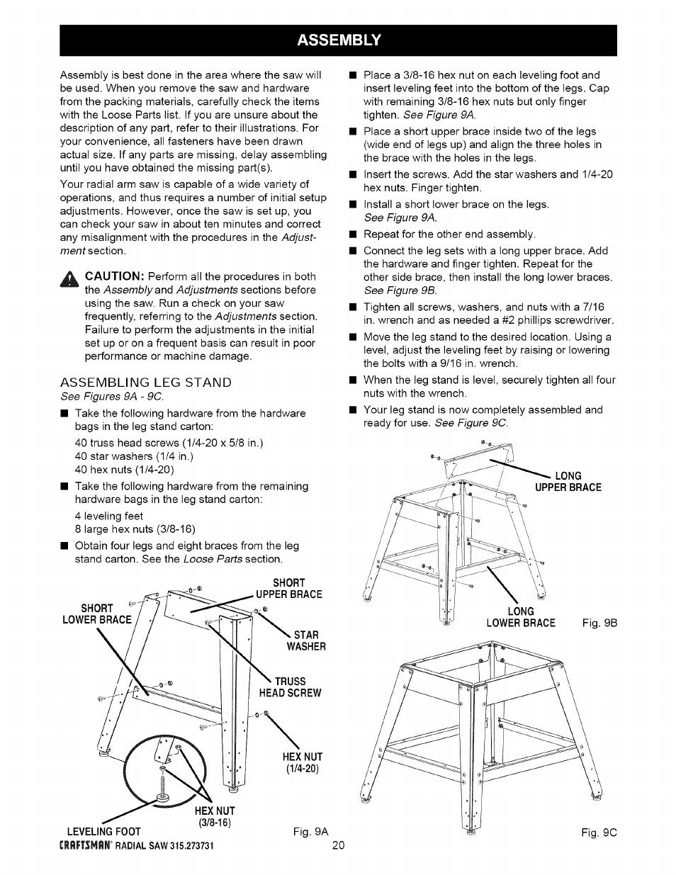 Craftsman 315.273731 User Manual | Page 20 / 80