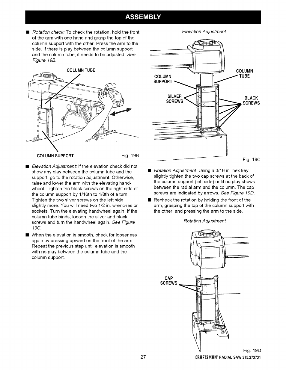 Craftsman 315.273731 User Manual | Page 27 / 80