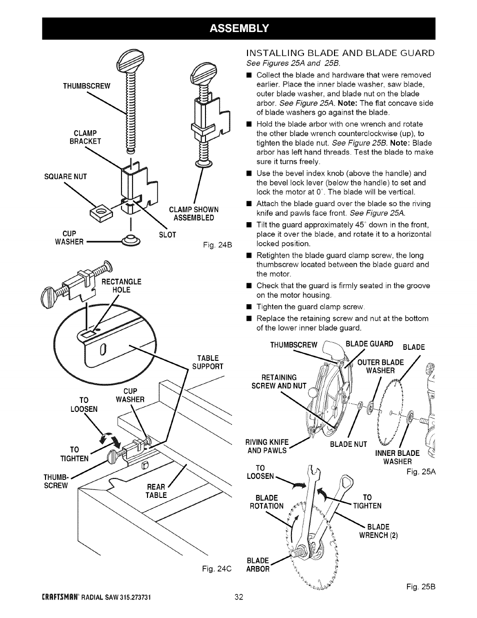 Craftsman 315.273731 User Manual | Page 32 / 80