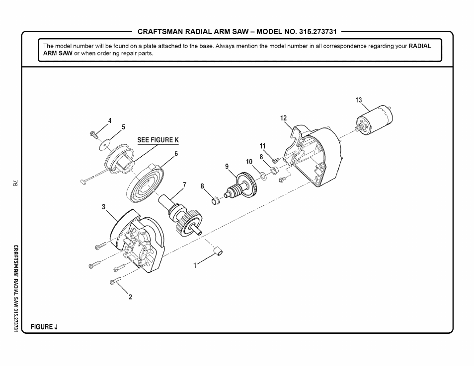 Craftsman 315.273731 User Manual | Page 76 / 80