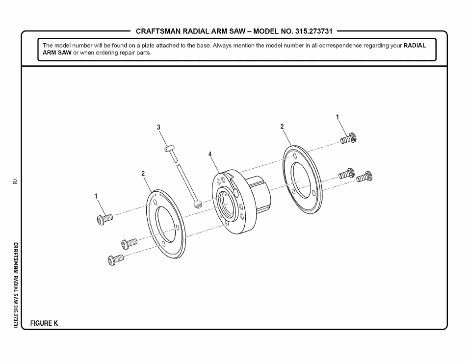 Craftsman 315.273731 User Manual | Page 78 / 80