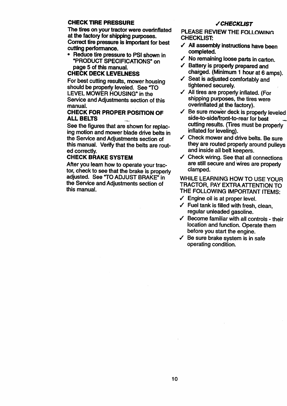 Craftsman 917.270512 User Manual | Page 10 / 60