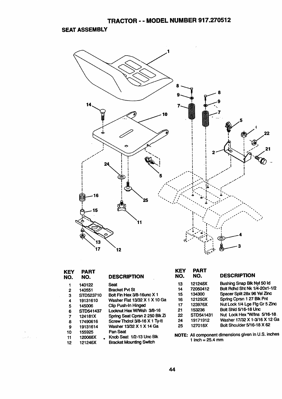 Craftsman 917.270512 User Manual | Page 44 / 60