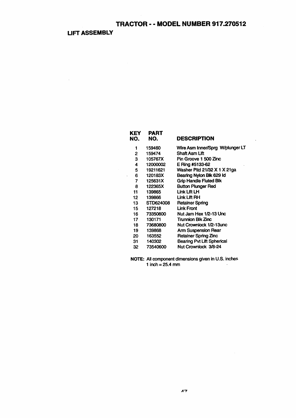 Craftsman 917.270512 User Manual | Page 47 / 60