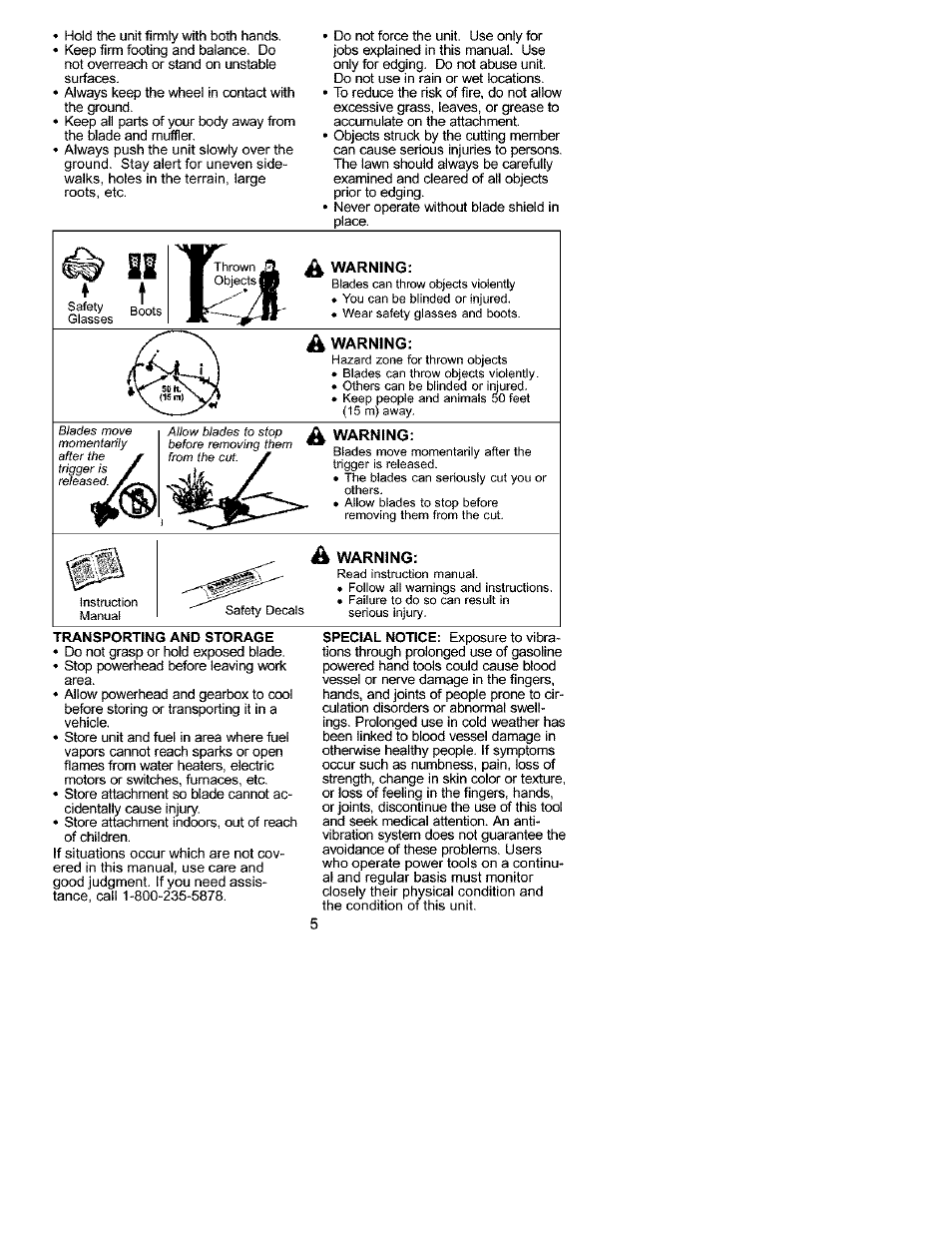 Craftsman 358.792401 User Manual | Page 5 / 21