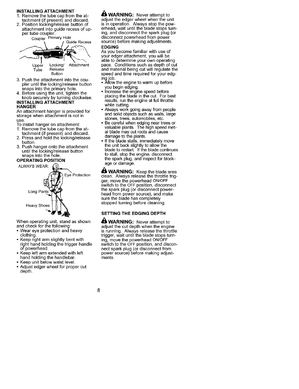 Craftsman 358.792401 User Manual | Page 8 / 21