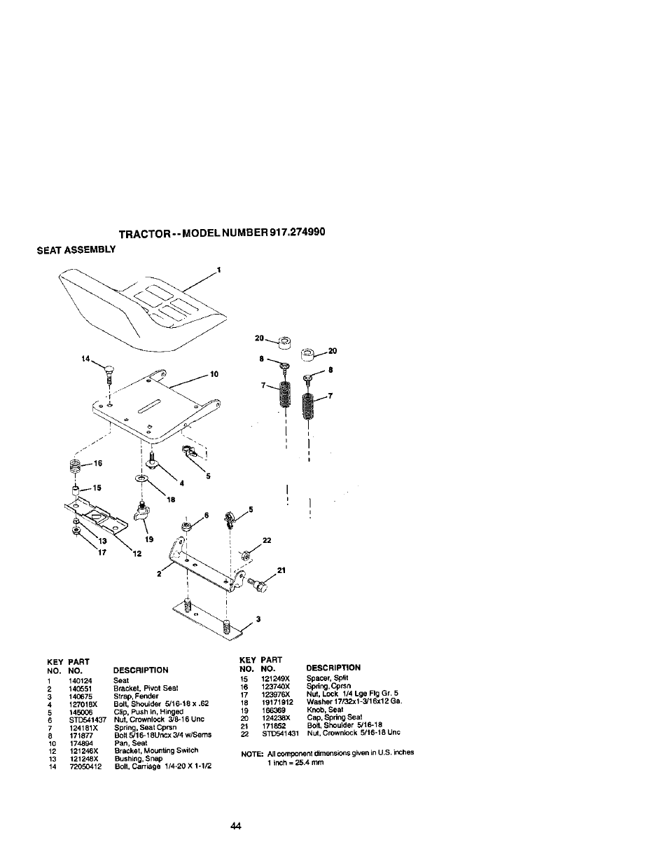 Craftsman 917.274990 User Manual | Page 44 / 60