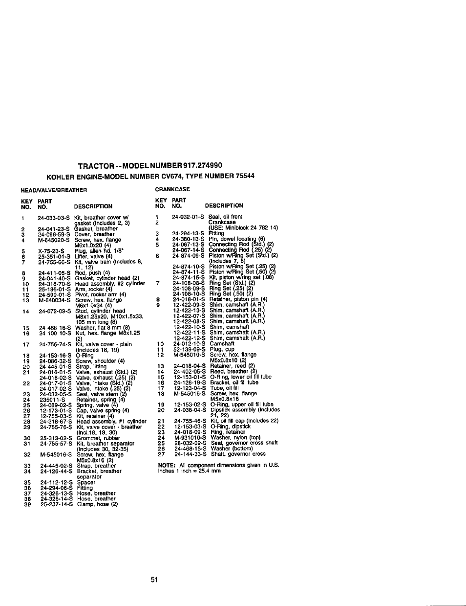 Craftsman 917.274990 User Manual | Page 51 / 60