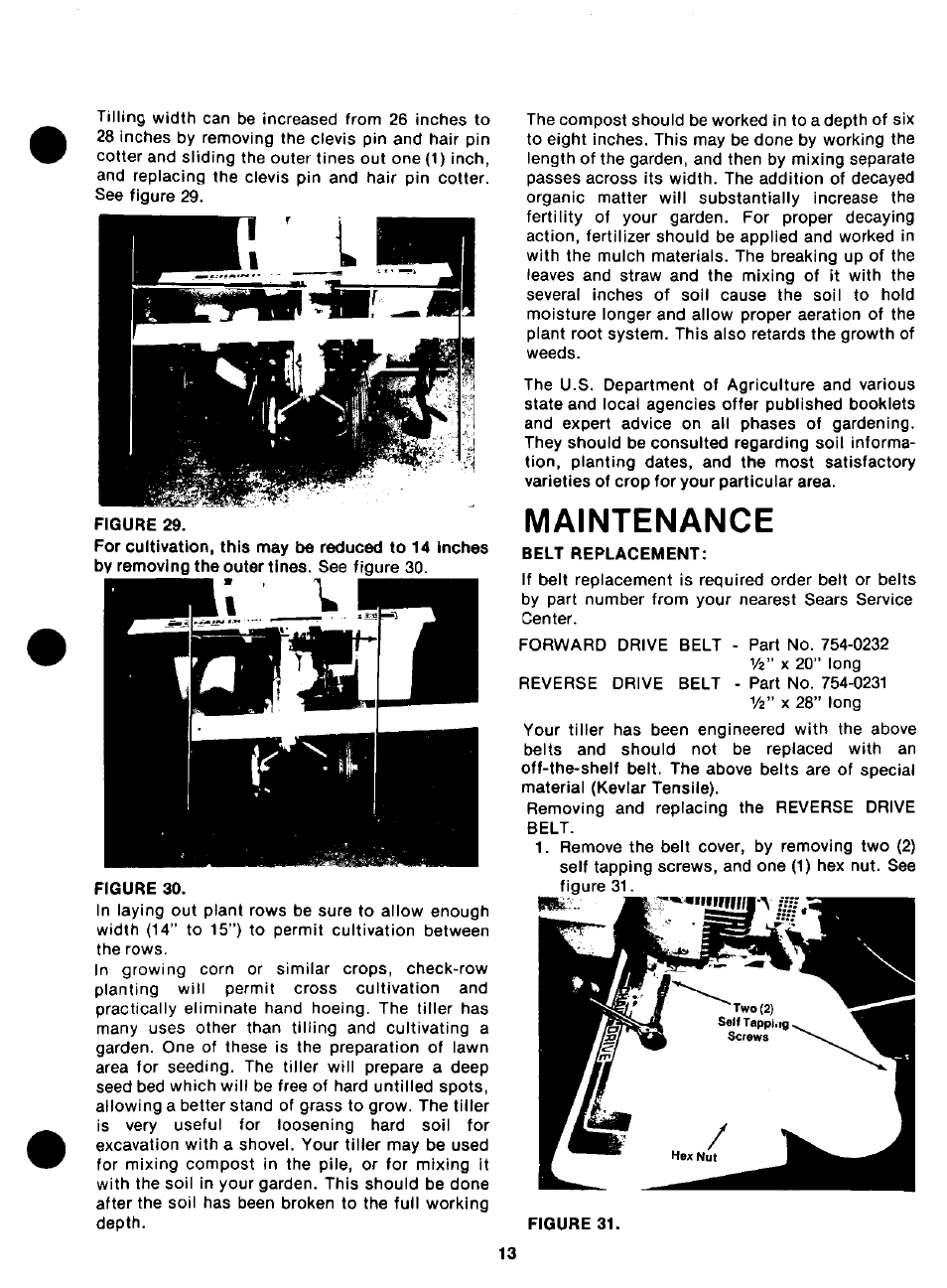Maintenance | Craftsman 247.298760 User Manual | Page 13 / 28