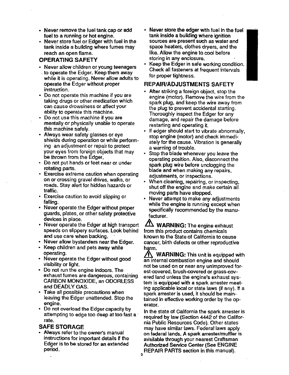 Craftsman 536.797400 User Manual | Page 3 / 17