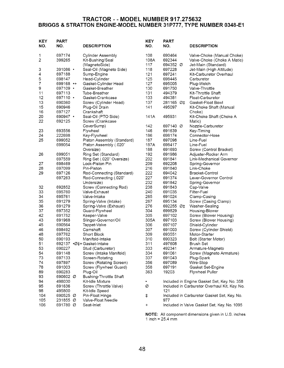 Craftsman 917.275632 User Manual | Page 48 / 52