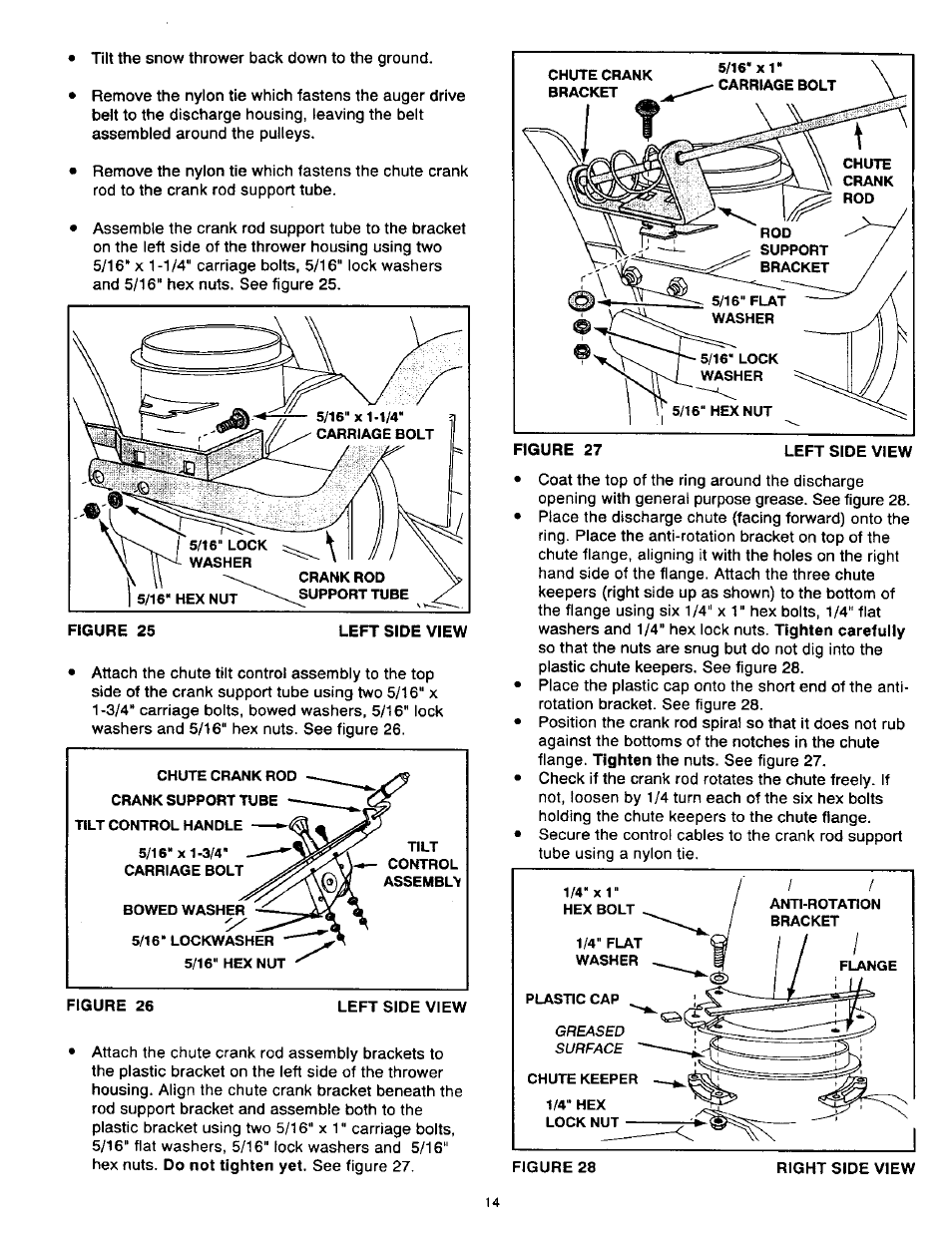 Left side view | Craftsman 486.24839 User Manual | Page 14 / 28