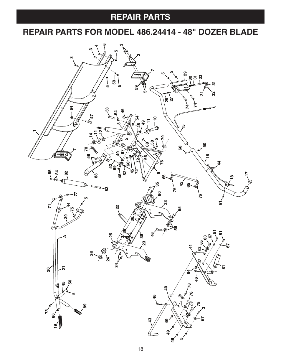 Craftsman 486.24414 User Manual | Page 18 / 20