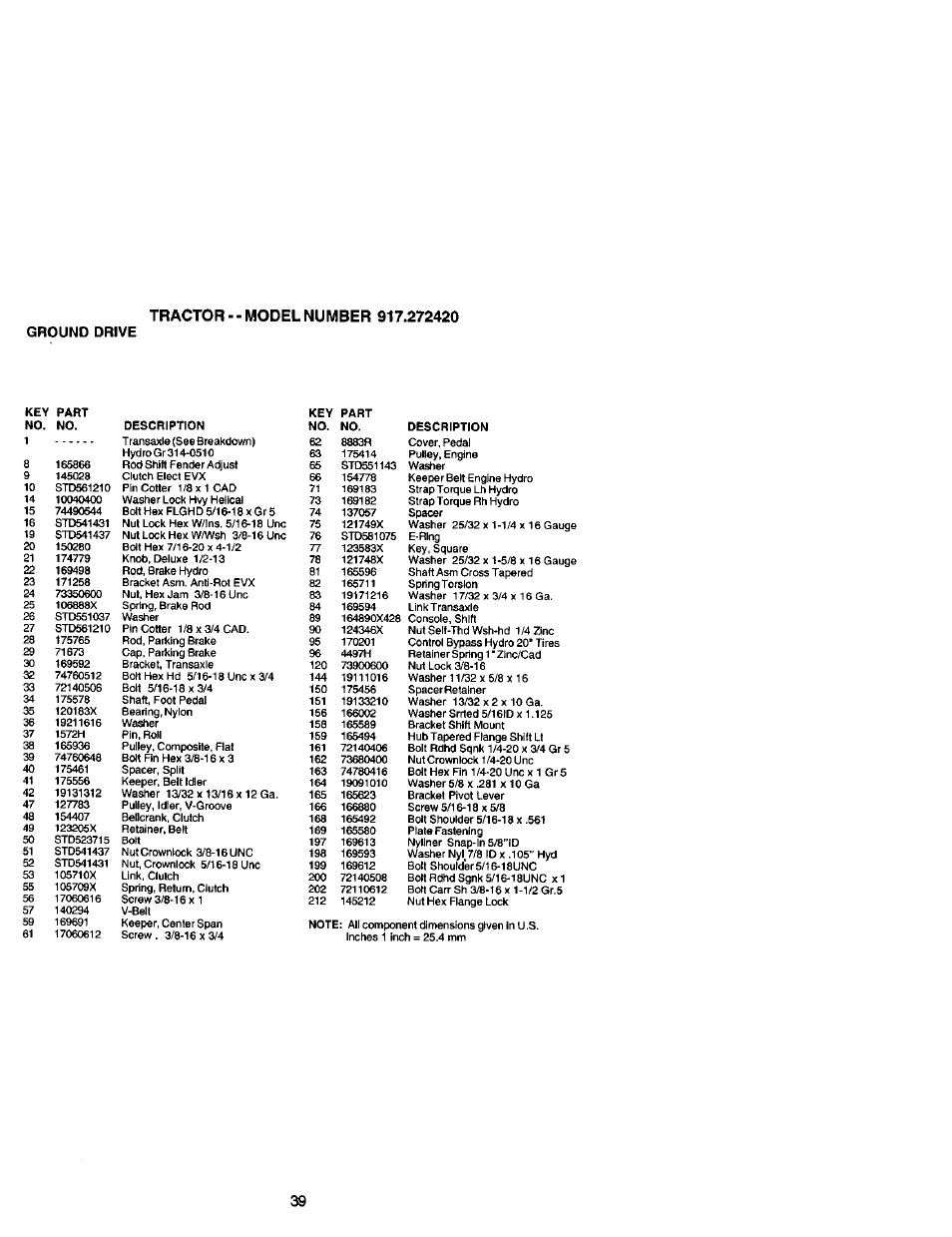 Craftsman 917.272420 User Manual | Page 39 / 64