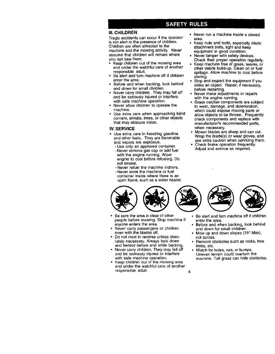 Safety rules | Craftsman 917.272420 User Manual | Page 4 / 64