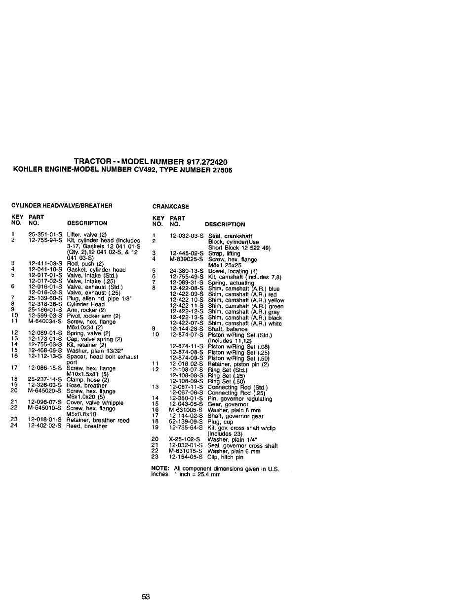 Craftsman 917.272420 User Manual | Page 53 / 64