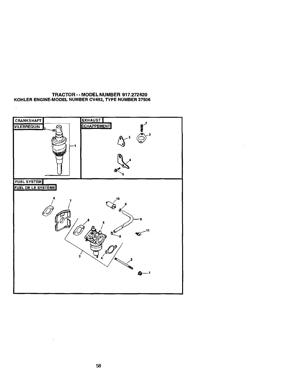 Craftsman 917.272420 User Manual | Page 58 / 64