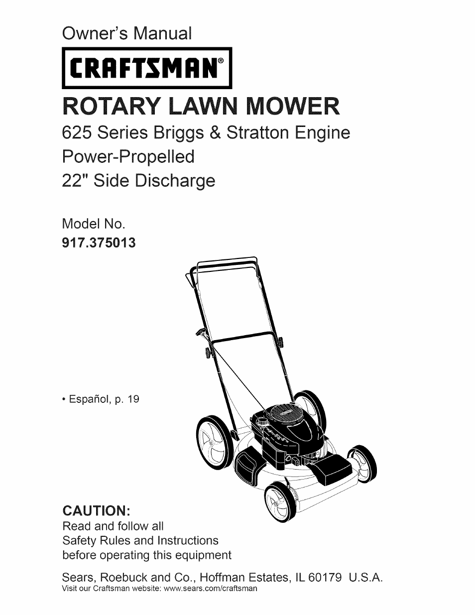 Craftsman 917.375013 User Manual | 48 pages