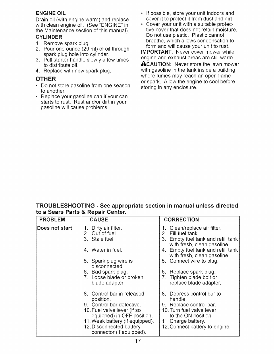 Other | Craftsman 917.375013 User Manual | Page 17 / 48