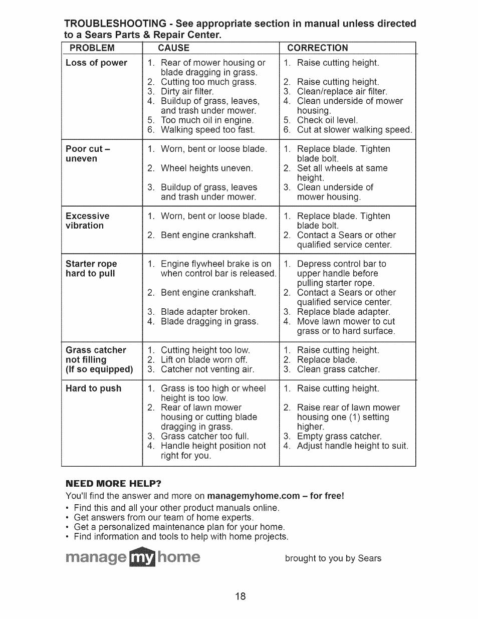 Fnt*a | Craftsman 917.375013 User Manual | Page 18 / 48