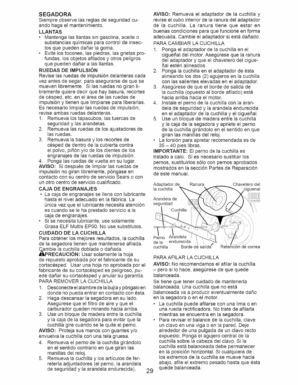 Craftsman 917.375013 User Manual | Page 29 / 48