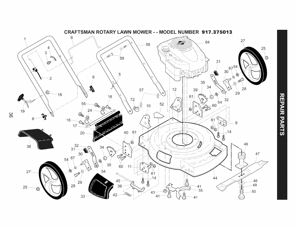 Craftsman 917.375013 User Manual | Page 36 / 48