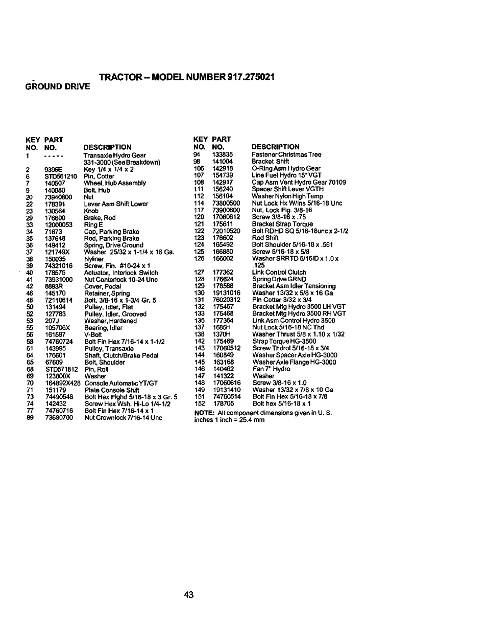 Craftsman 917.275021 User Manual | Page 43 / 64