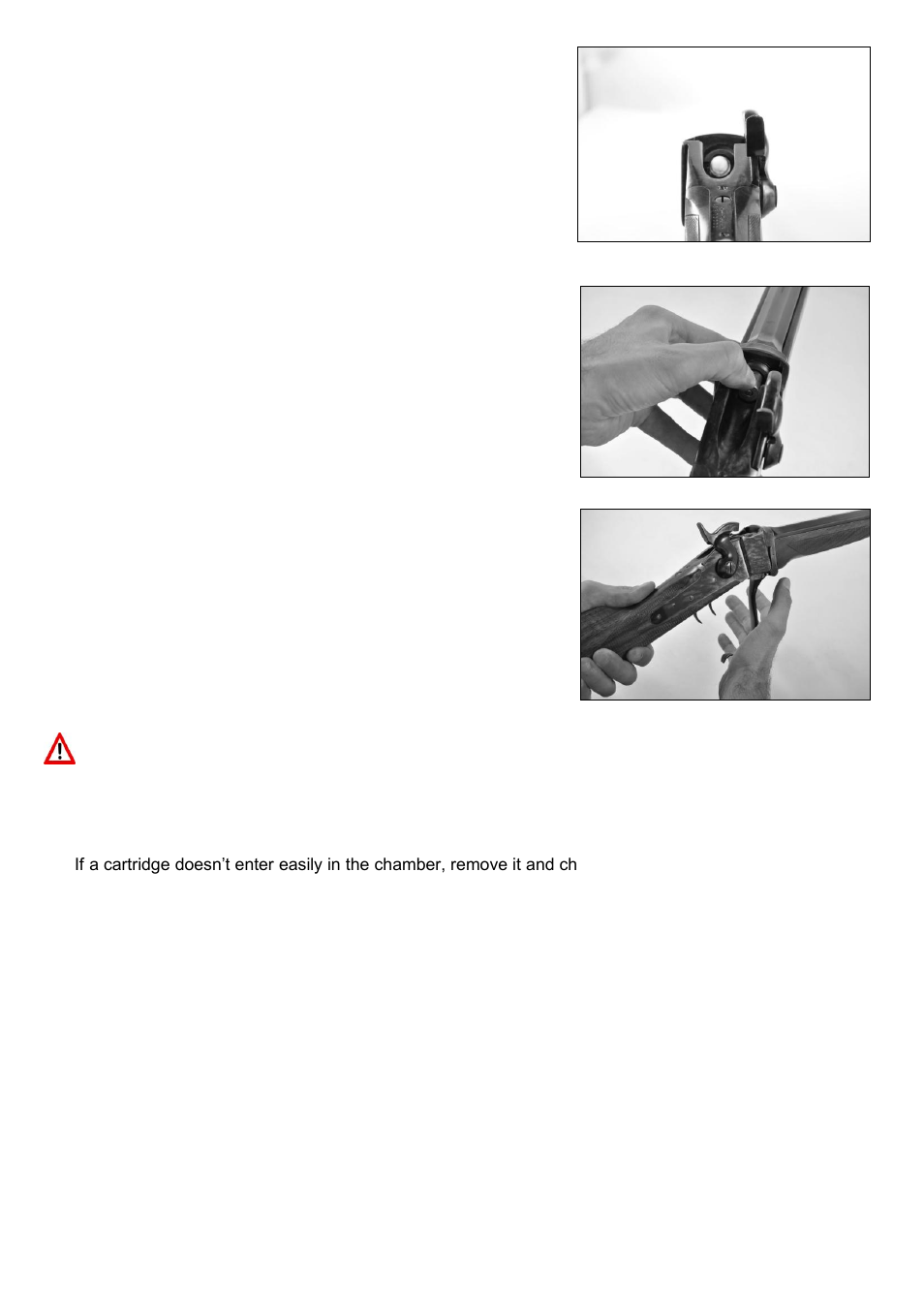 Warning | Uberti 1874 Sharps Rifle User Manual | Page 14 / 24