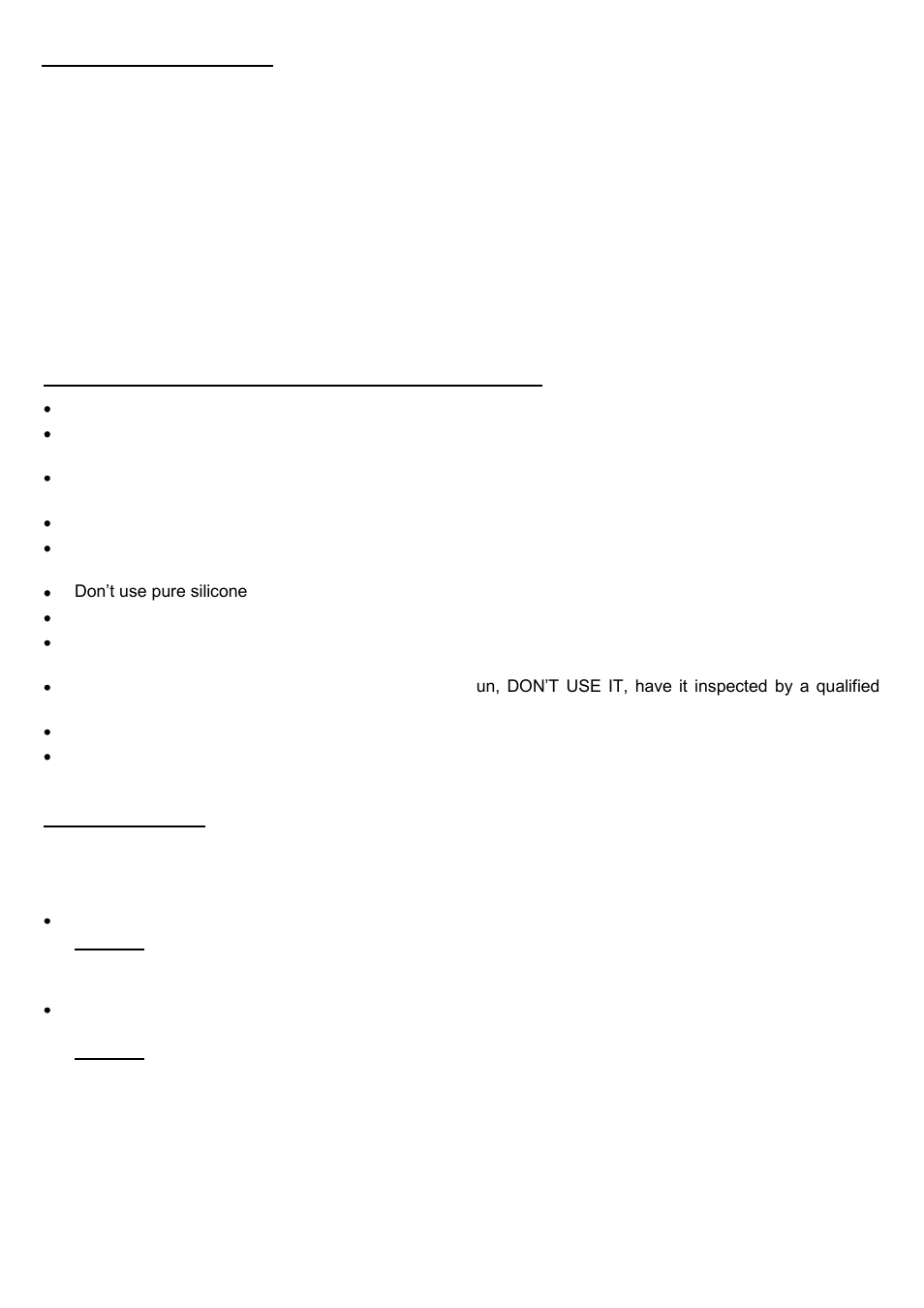 Ordinary and extraordinary maintenance, Malfunctions | Uberti 1874 Sharps Rifle User Manual | Page 18 / 24