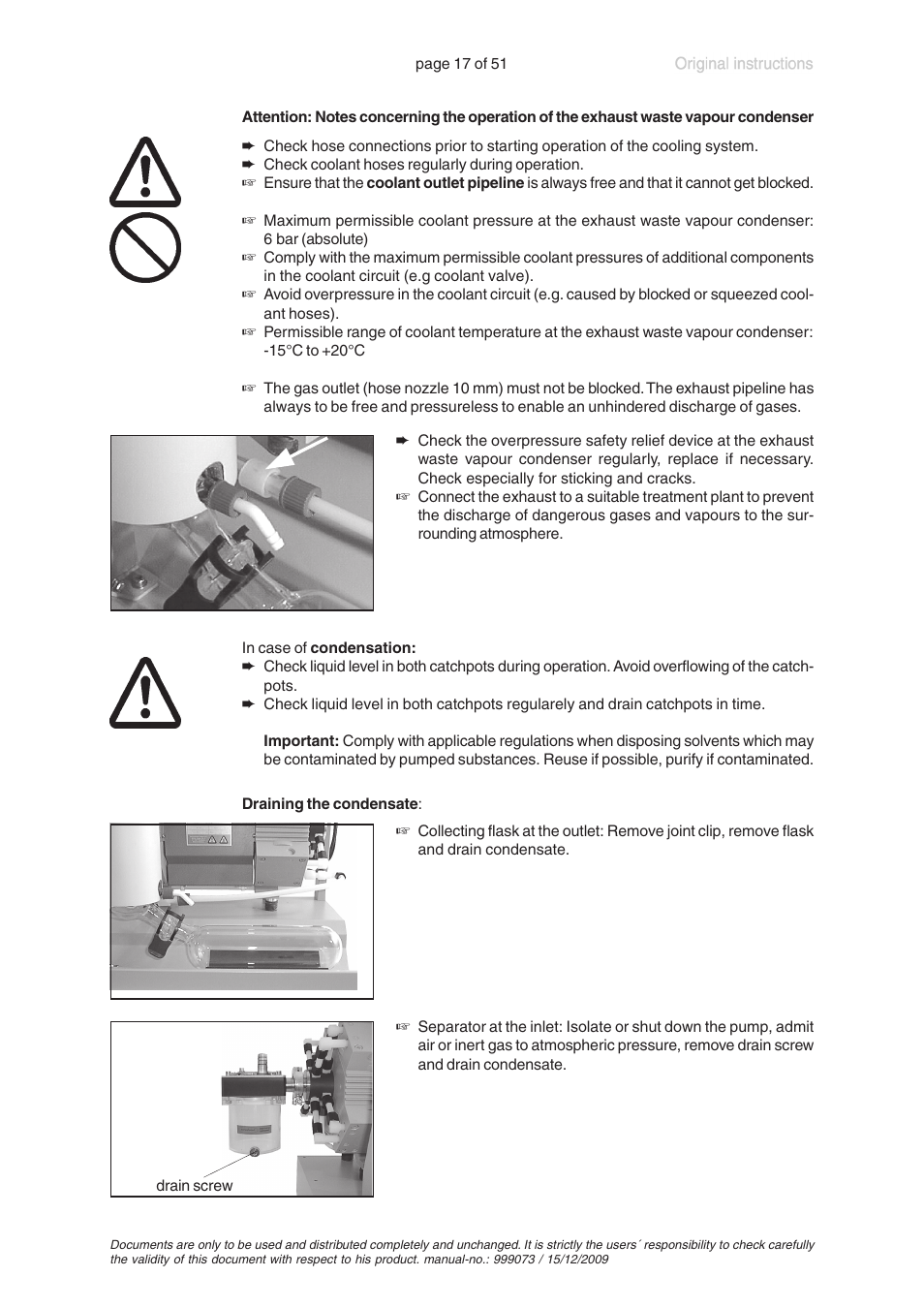 VACUUBRAND MV 10C VARIO User Manual | Page 17 / 51