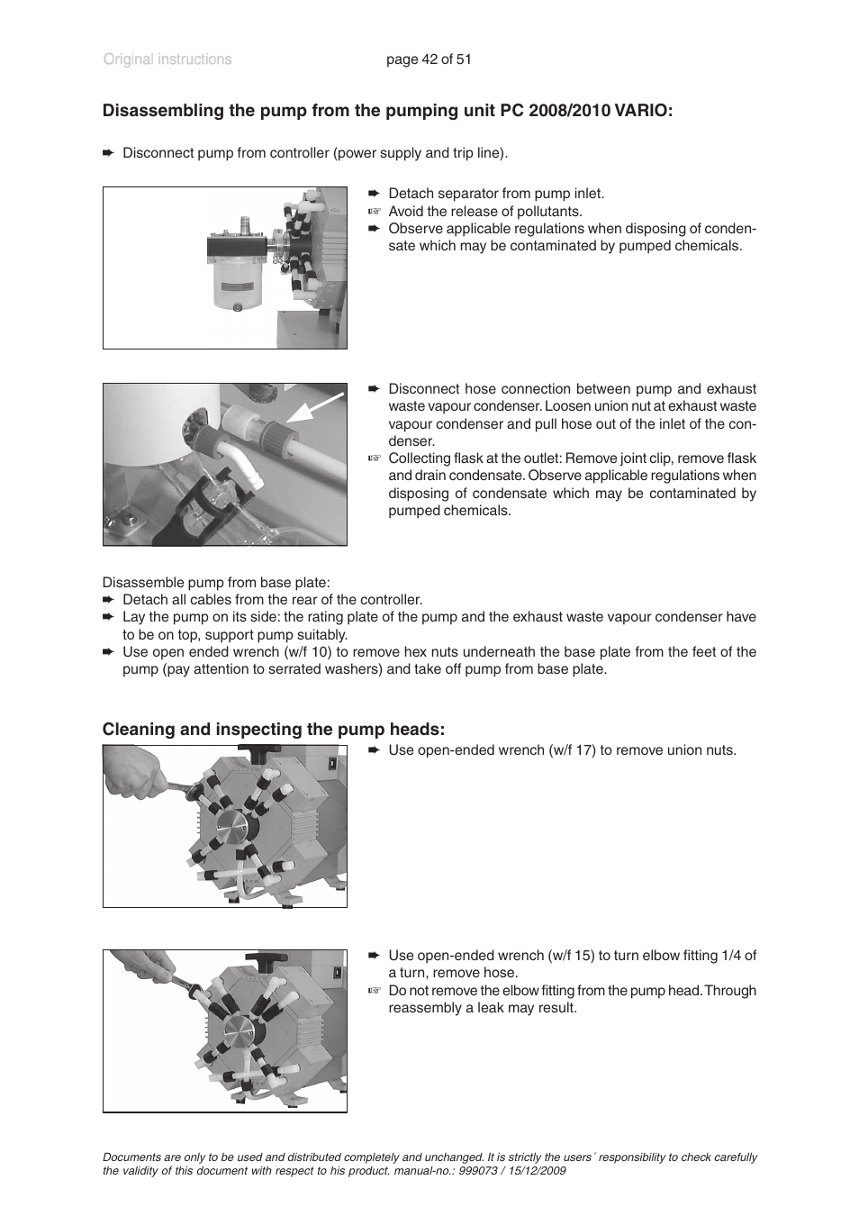 VACUUBRAND MV 10C VARIO User Manual | Page 42 / 51