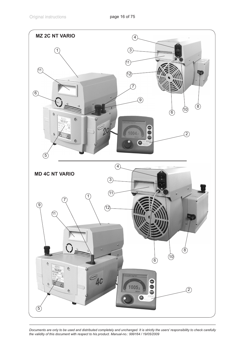 VACUUBRAND PC 3012 VARIO User Manual | Page 16 / 75