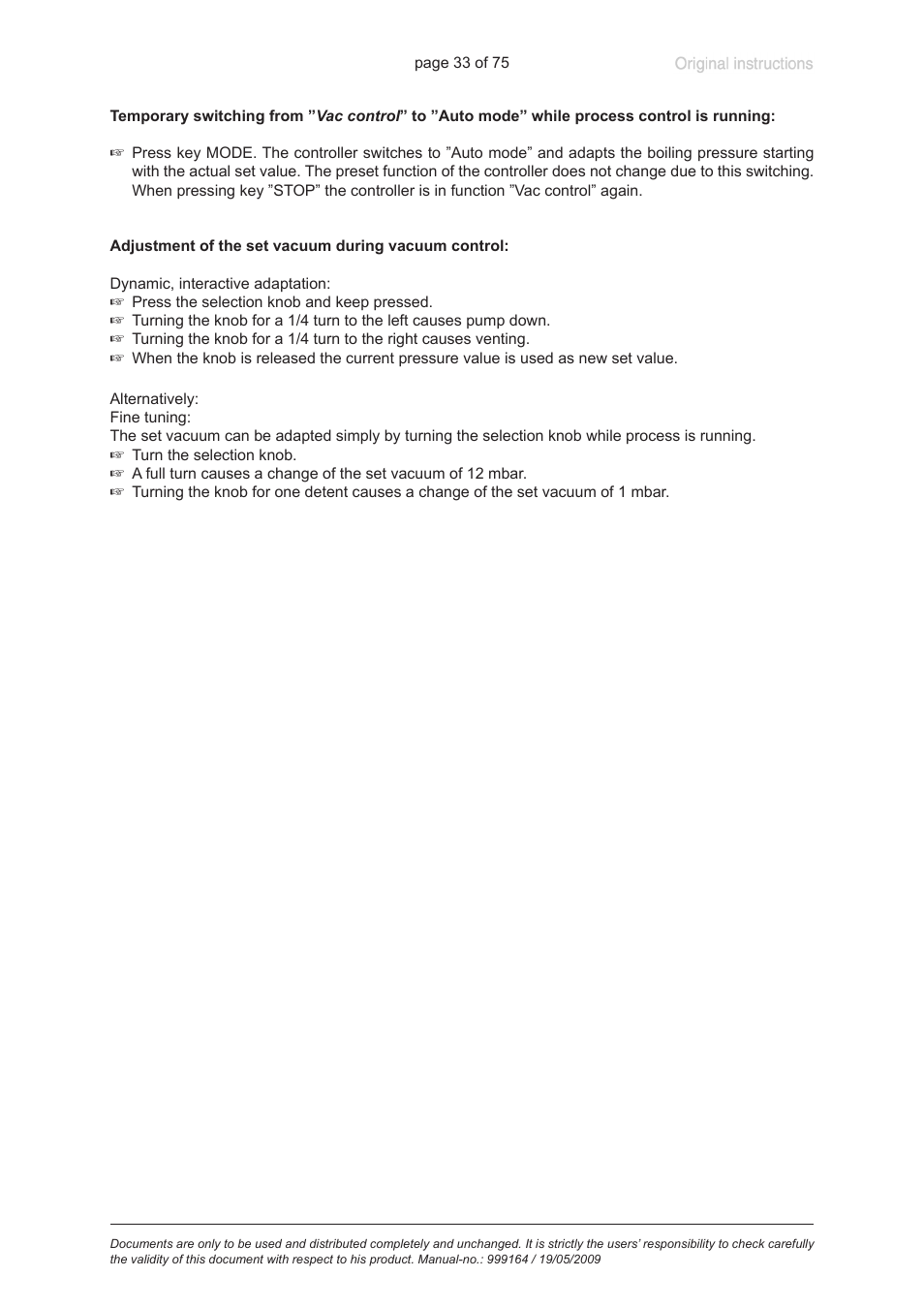 VACUUBRAND PC 3012 VARIO User Manual | Page 33 / 75