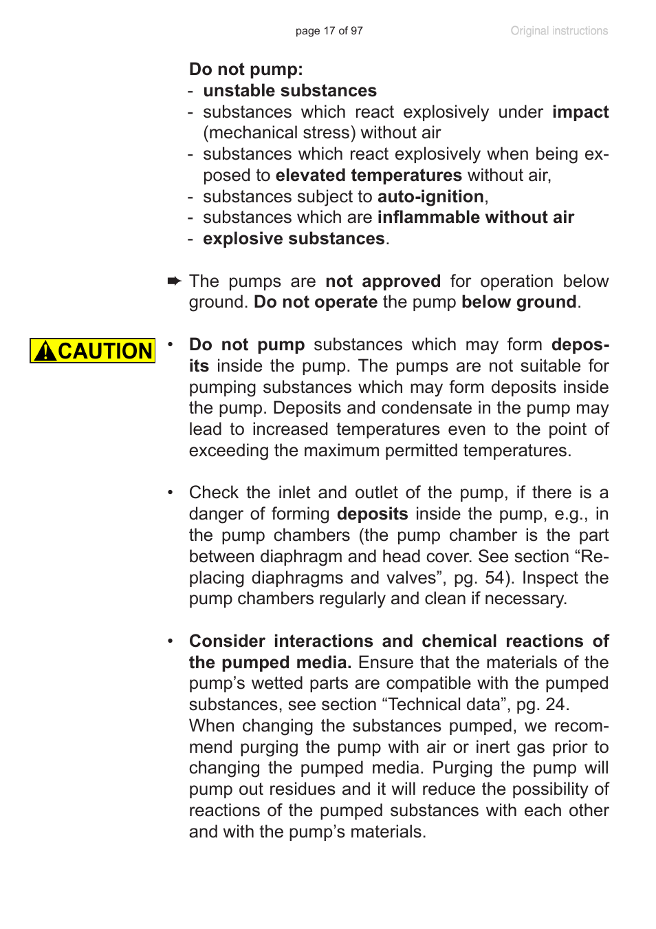 VACUUBRAND MV 10C NT VARIO o.C. User Manual | Page 17 / 97