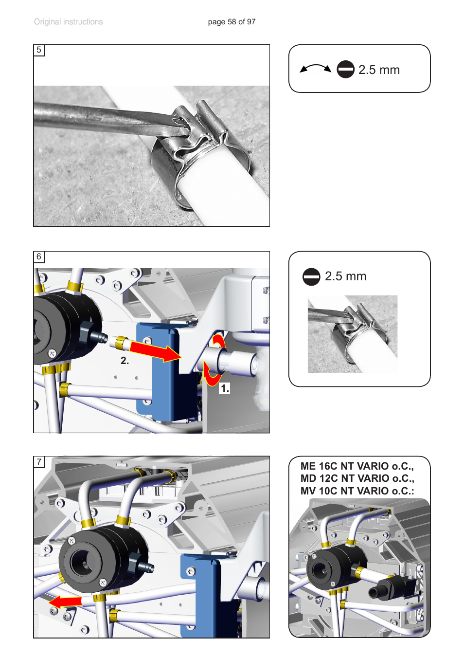 5 mm | VACUUBRAND MV 10C NT VARIO o.C. User Manual | Page 58 / 97