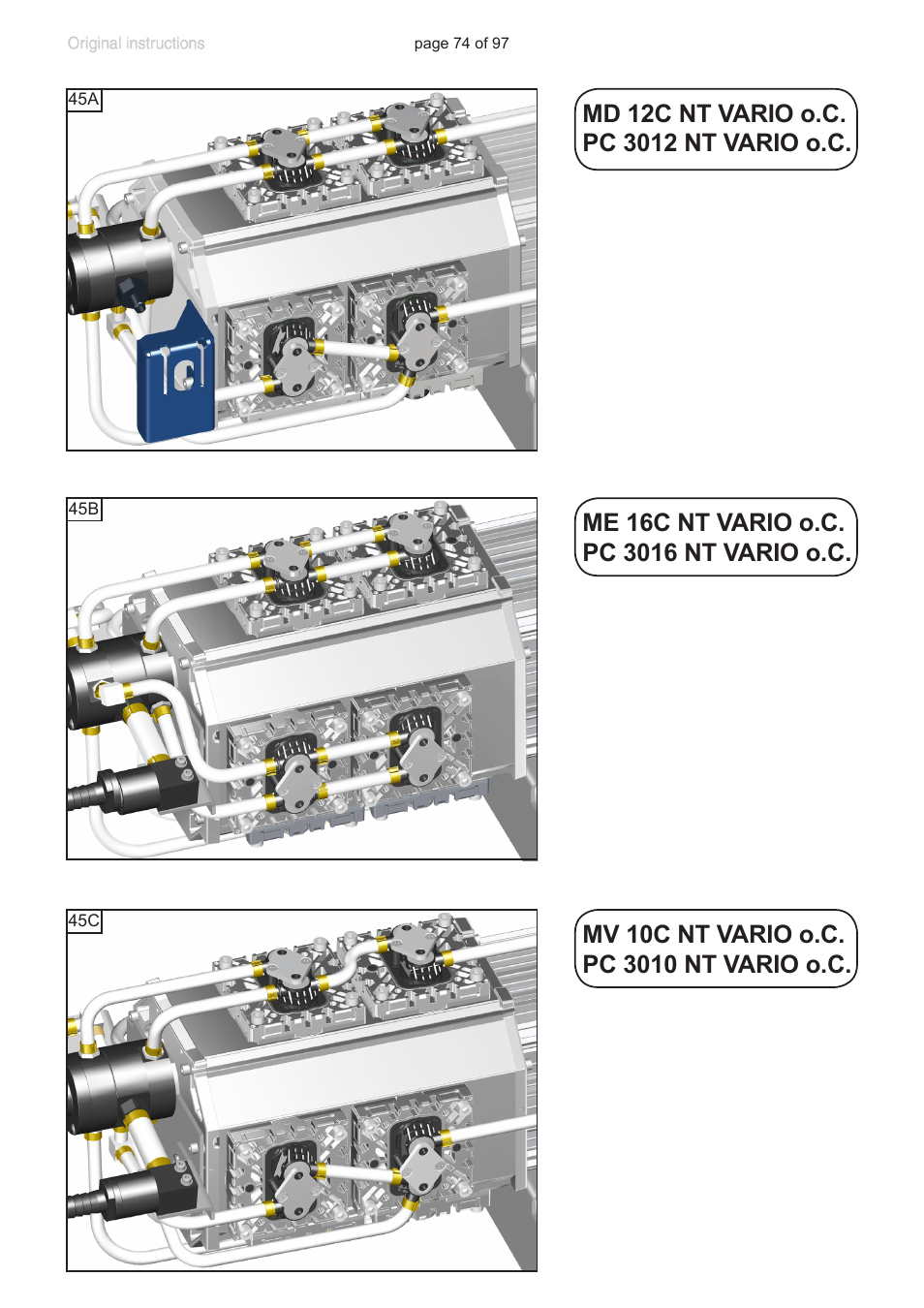 VACUUBRAND MV 10C NT VARIO o.C. User Manual | Page 74 / 97