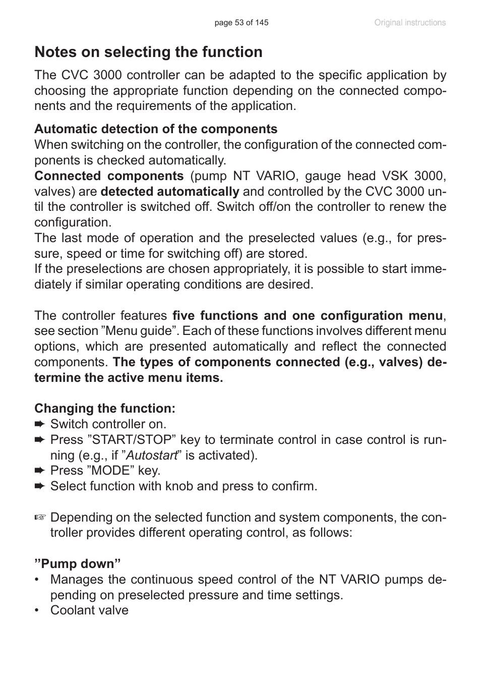 VACUUBRAND PC 3012 NT VARIO Duo User Manual | Page 59 / 151